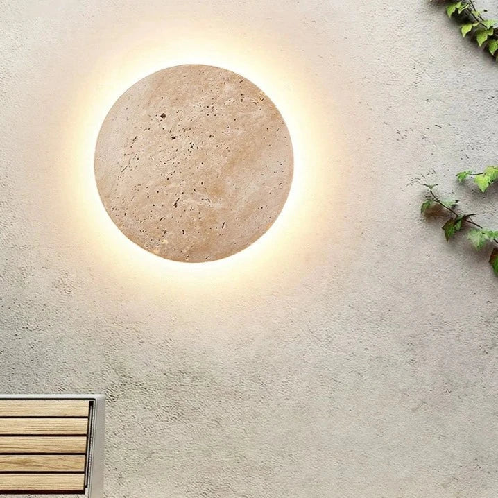 Elegant Stone Wall Light