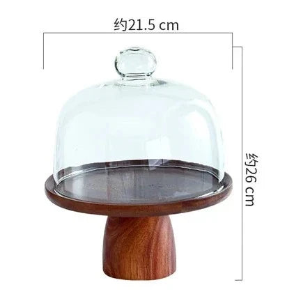 Acacia Wood Stand - Elegant, Durable Display for Home or Office