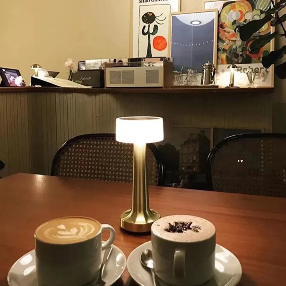 Sleek Chrome Table Lamp for a Modern Look