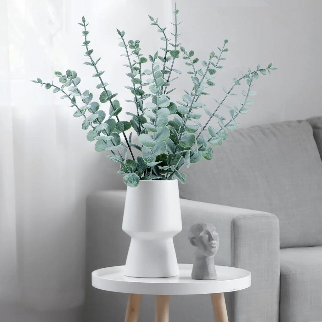 Realistic Faux Eucalyptus Stems for Lush, Year-Round Greenery