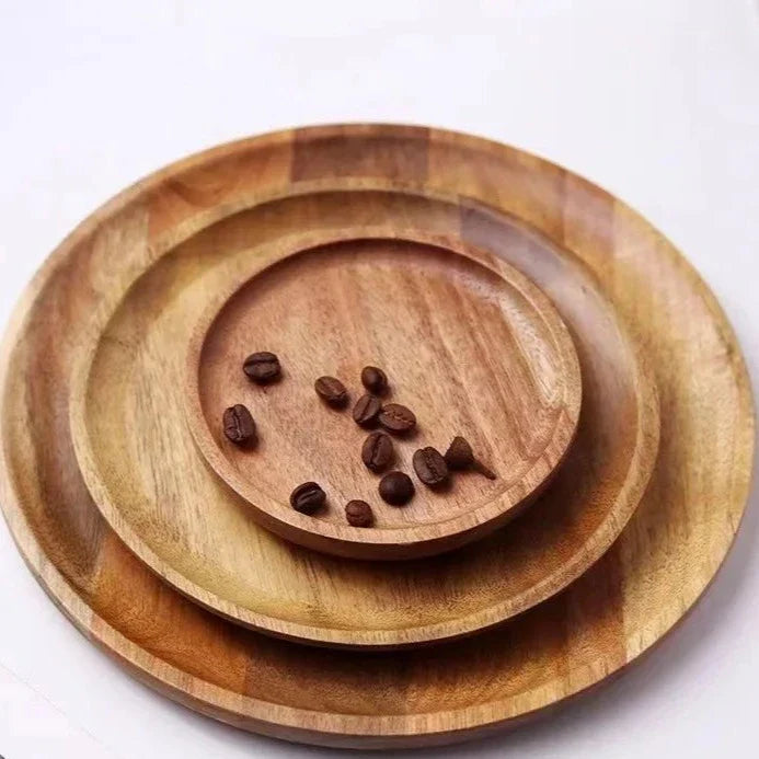 Elegant Acacia Dinner Plate Collection