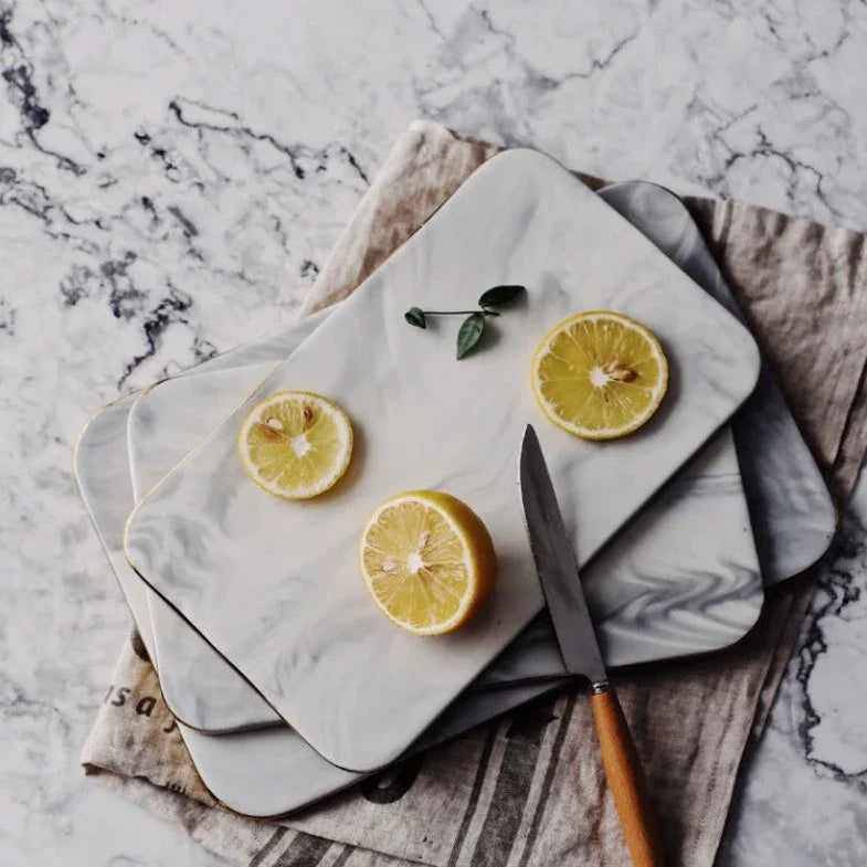 Premium Marble Cutting Board - Elegant, Durable Kitchen Prep Surface