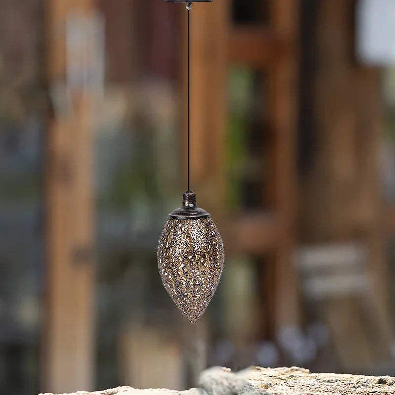 Solar Water Drop Lantern for Ambient Outdoor Lighting