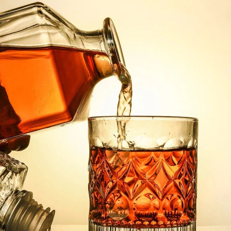 Elegant Spirit Glass Decanters