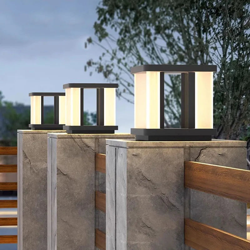 Solar Post Light - Outdoor Pathway Lantern