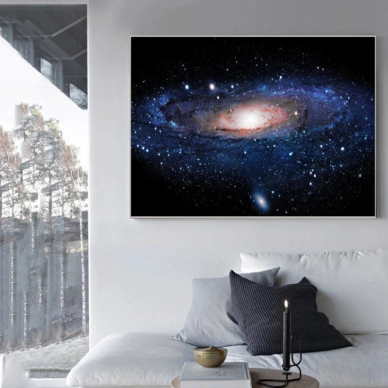 Nebula Canvas: Celestial Wall Art on Premium Canvas