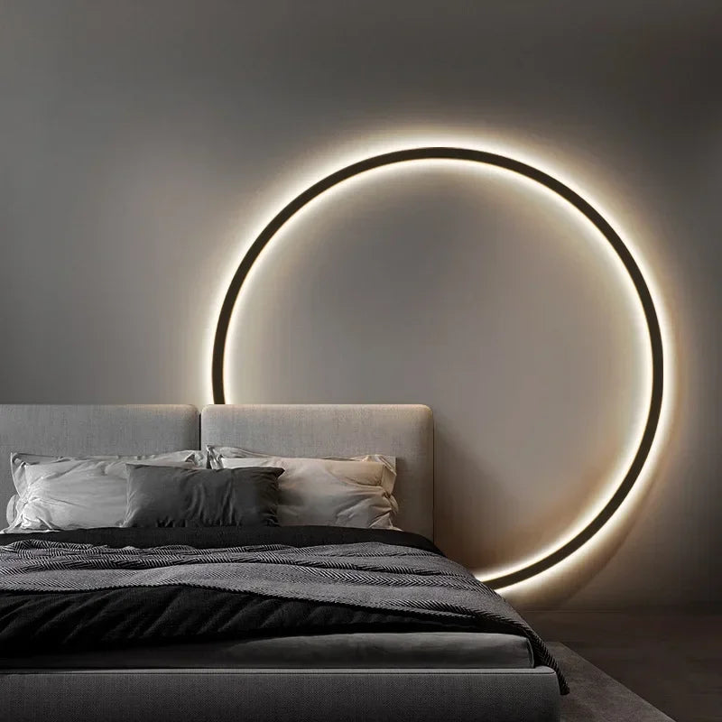 LED Ring Wall Light - Modern, Energy-Efficient Accent Fixture