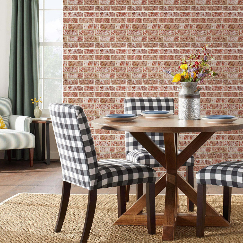 Realistic Faux Brick Wall Panel