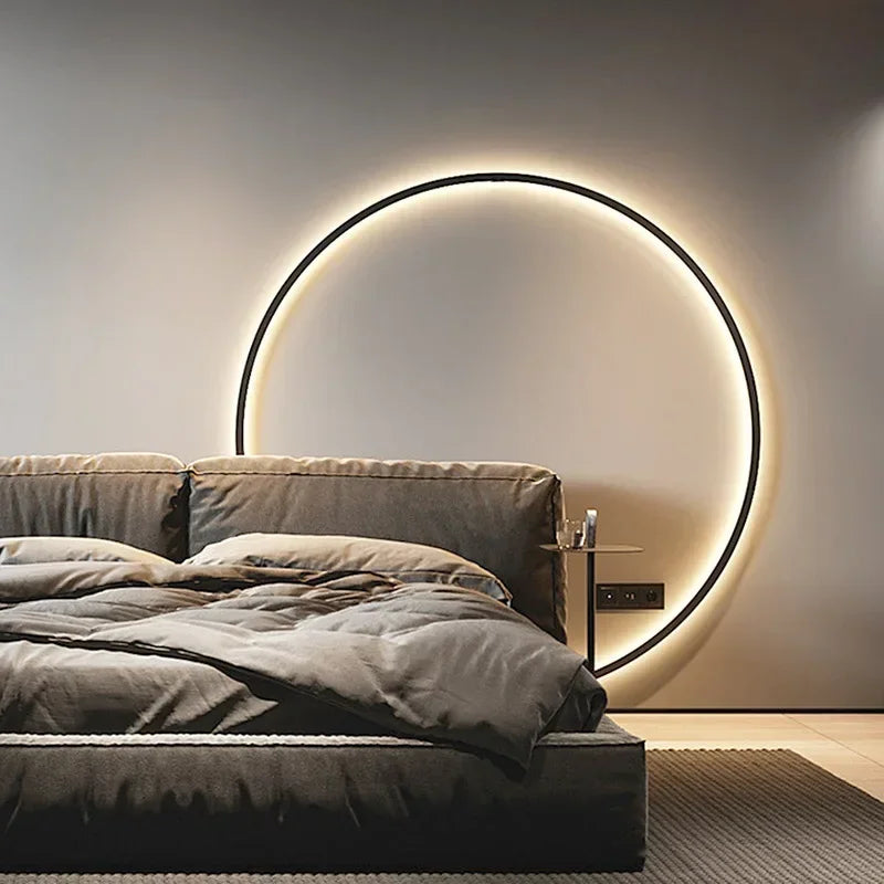 LED Ring Wall Light - Modern, Energy-Efficient Accent Fixture