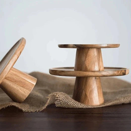 Rustic Wooden Food Stand