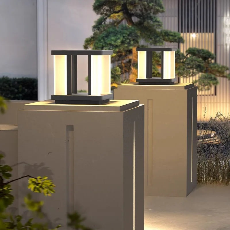 Solar Post Light - Outdoor Pathway Lantern