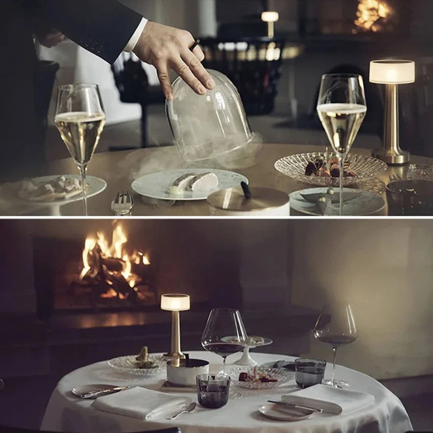 Sleek Chrome Table Lamp for a Modern Look