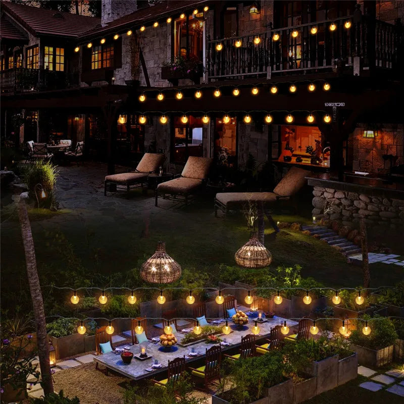 Solar-Powered Twinkle Lights