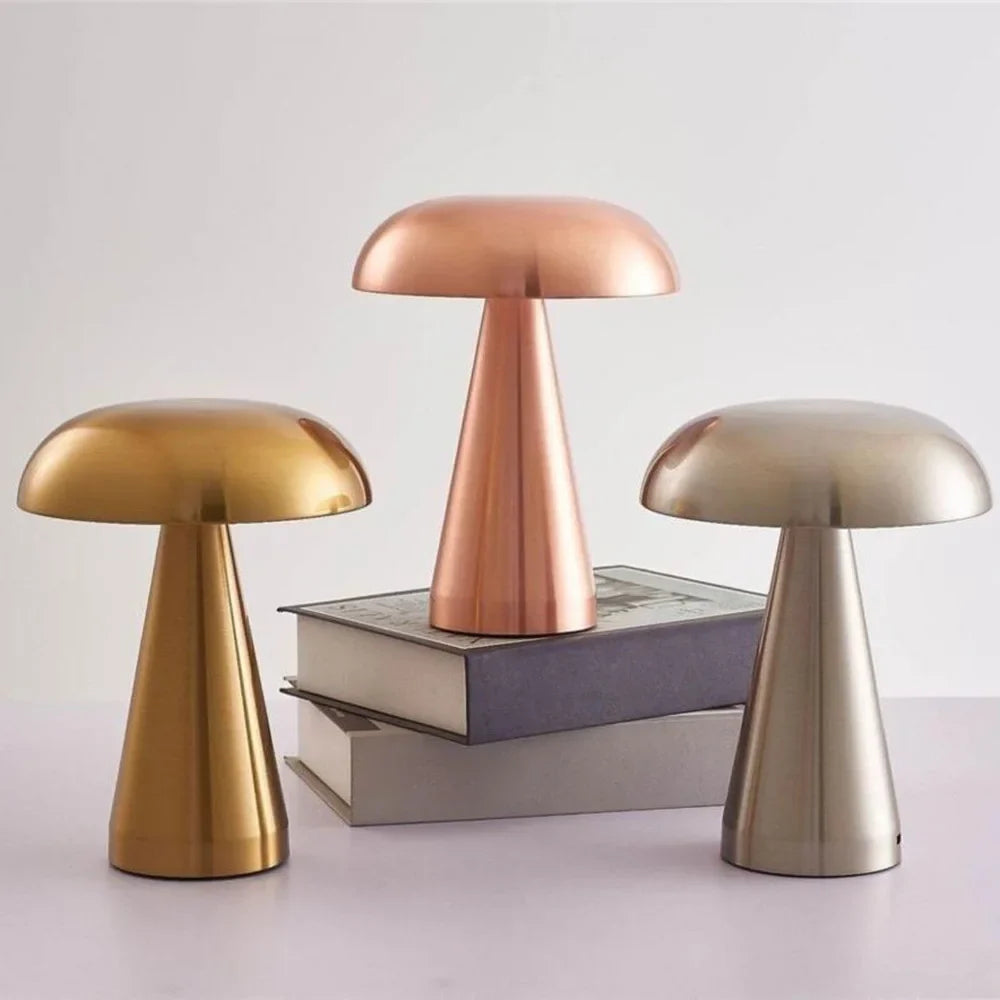 Mushroom LED Desk Lamp with Soft Ambient Glow
