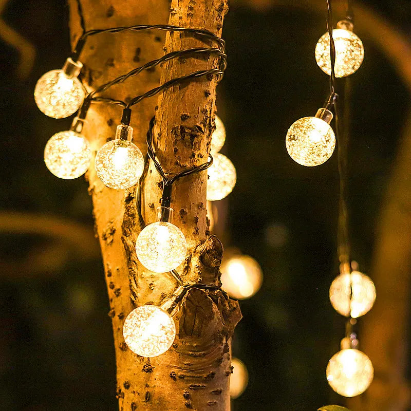 Solar-Powered Twinkle Lights