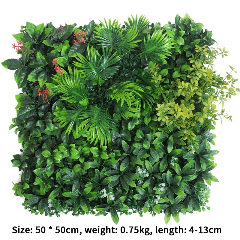 Lifelike Artificial Plant Wall Panel for Instant Greenery