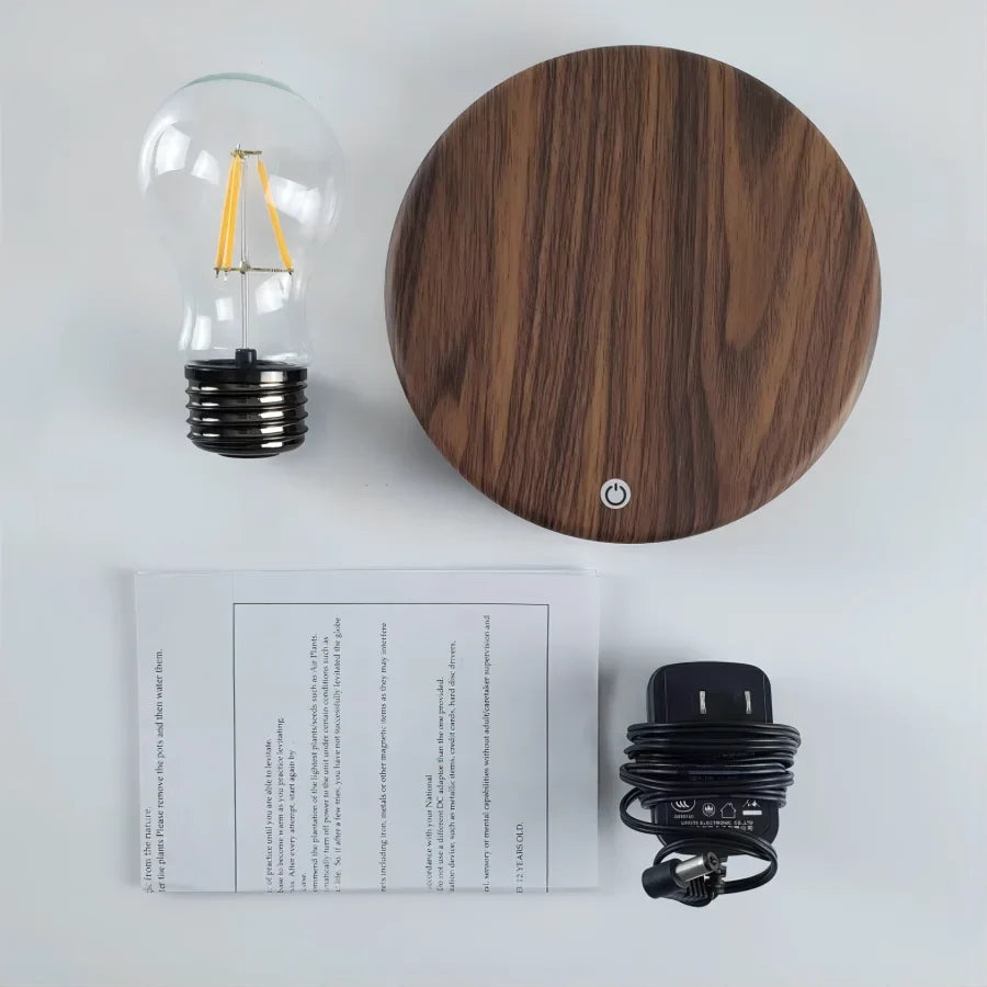 Hovering Lightbulb: Futuristic Floating Illumination