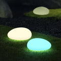 Solar-Powered Patio Stone Light