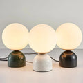 Elegant Marble Globe Table Lamp