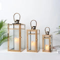Elegant Three-Piece Candle Lantern Set