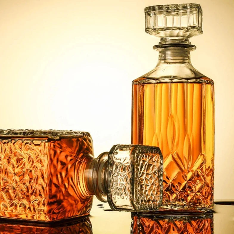 Elegant Spirit Glass Decanters