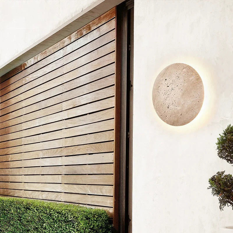 Elegant Stone Wall Light