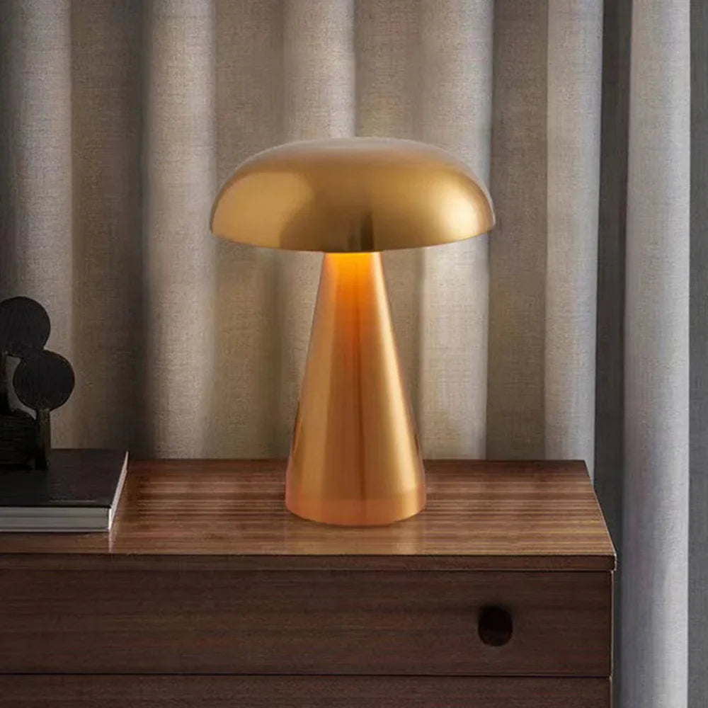 Mushroom LED Desk Lamp with Soft Ambient Glow