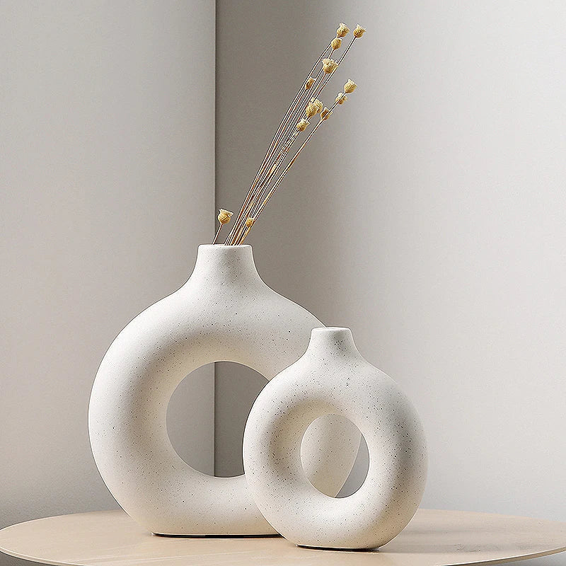 Halo 2-Piece Vase Set - Modern, Elegant Design