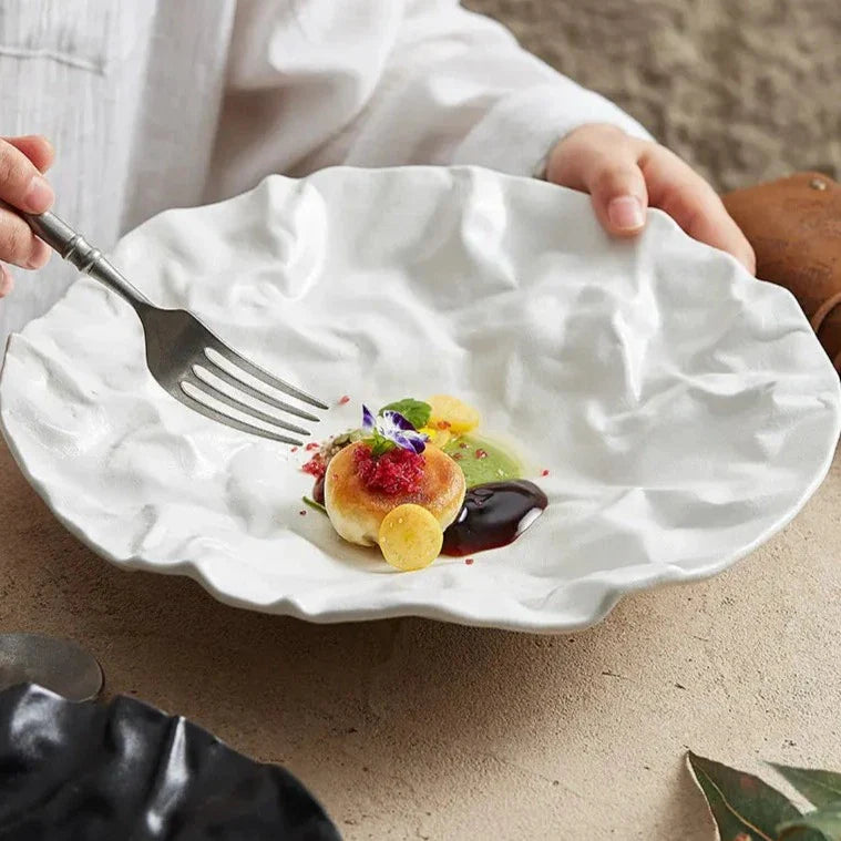 Tidal Ripple Serving Bowl