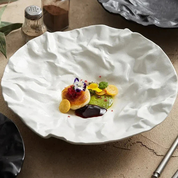 Tidal Ripple Serving Bowl