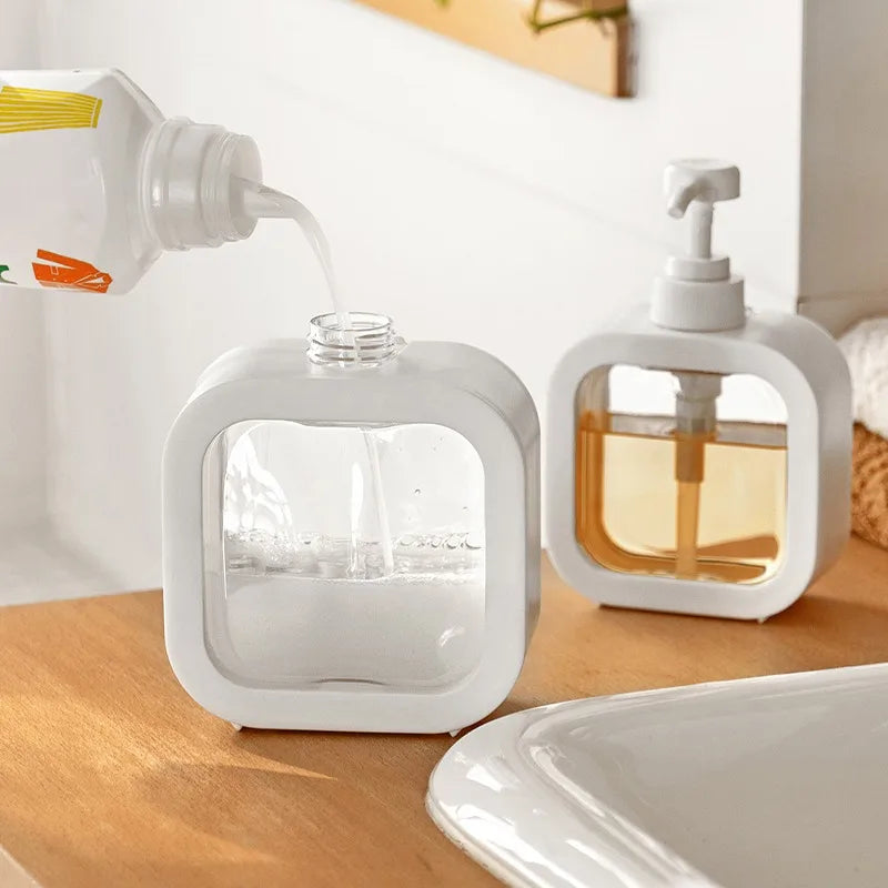 Nordic Soap Dispenser - Sleek Minimalist Design for Modern Bathrooms