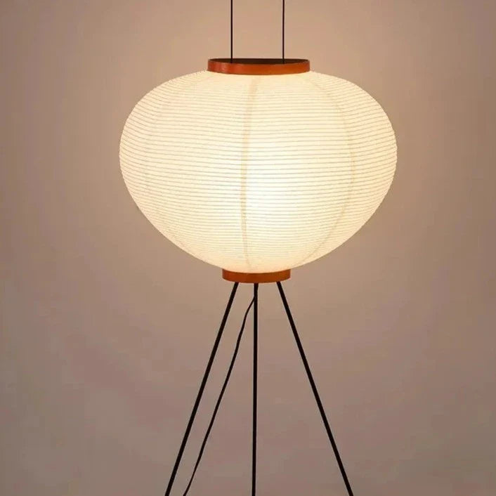 Akari Japanese Rice Paper Lamp - Elegant, Ambient Glow for Any Space
