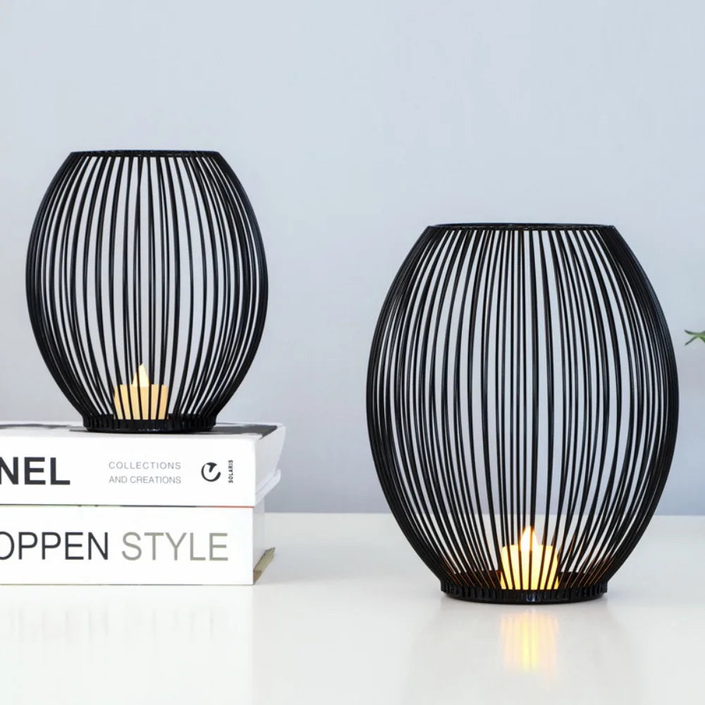 Sturdy Iron Candle Holder Stand