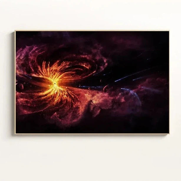Nebula Canvas: Celestial Wall Art on Premium Canvas