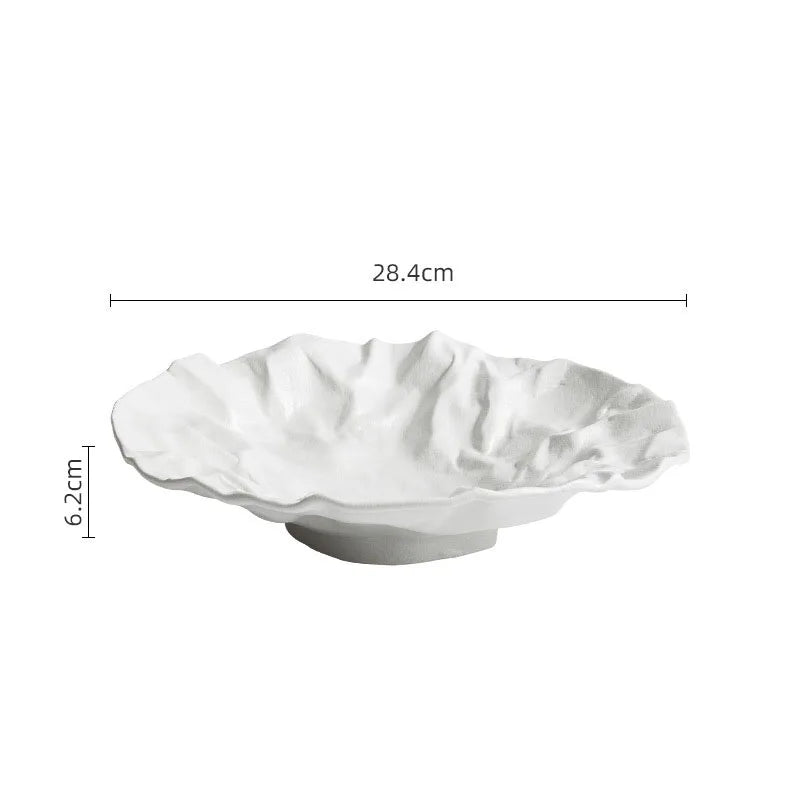Tidal Ripple Serving Bowl