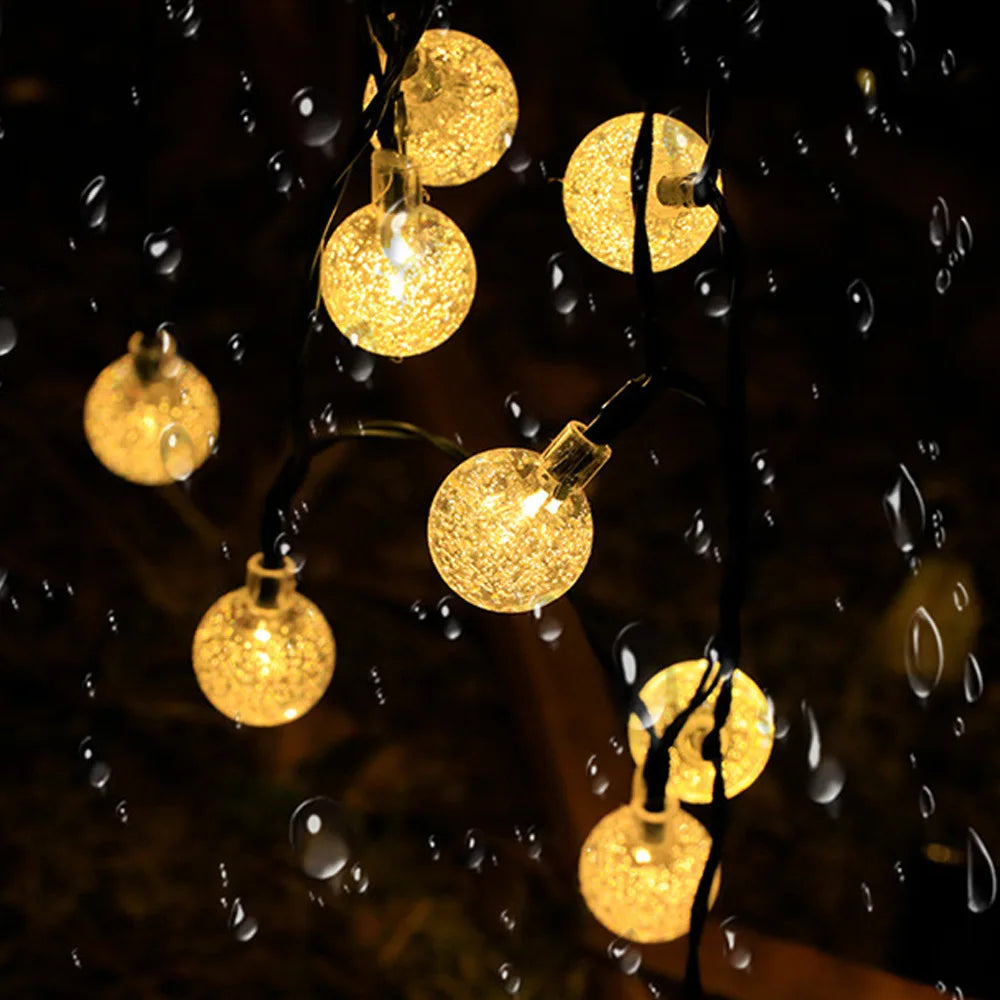 Solar-Powered Twinkle Lights