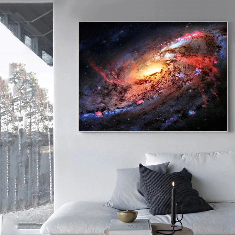Nebula Canvas: Celestial Wall Art on Premium Canvas