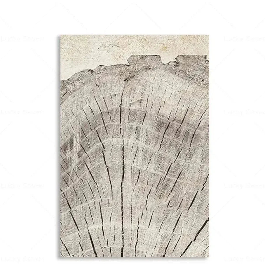 Abstract Tree Ring Canvas Wall Art