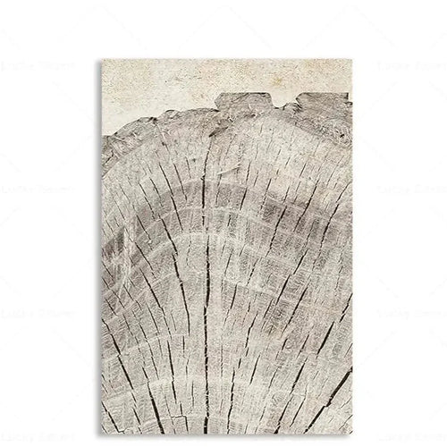 Abstract Tree Ring Canvas Wall Art