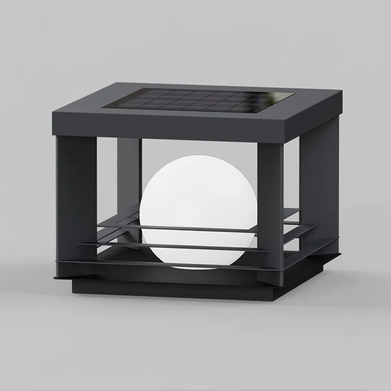 Outdoor Solar Pillar Lamp - Elegant Garden Pathway Lighting