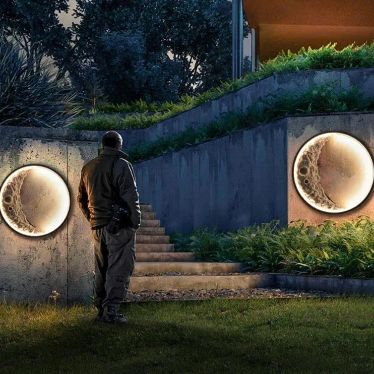 Luminous Crescent Moon Wall Light - Ambient Glow Night Lamp