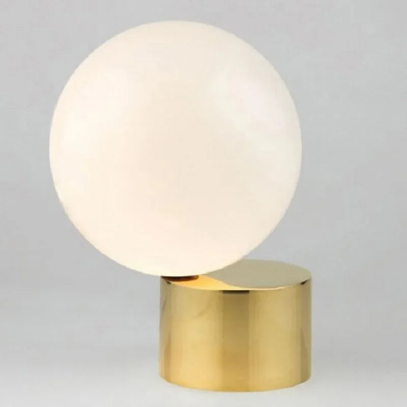 Angled Globe Light - Modern Geometric Glow