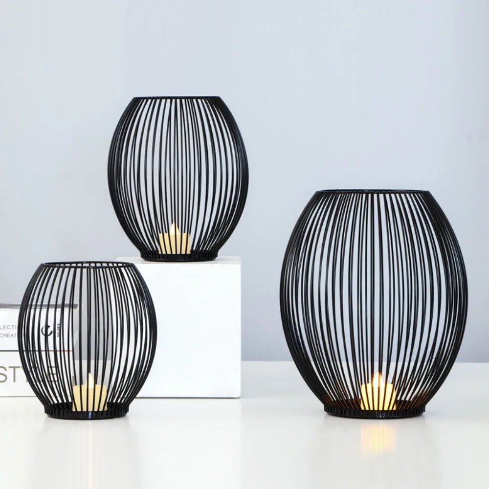 Sturdy Iron Candle Holder Stand