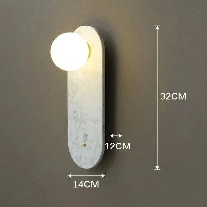 Elegant Marble Wall Light Fixture