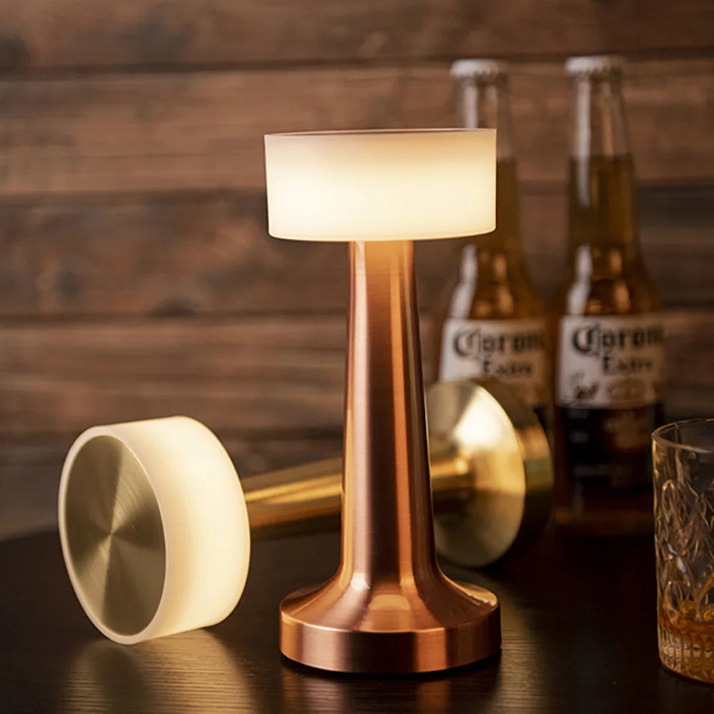 Sleek Chrome Table Lamp for a Modern Look