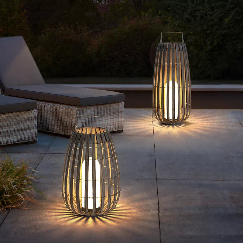 Rattan Garden Lantern