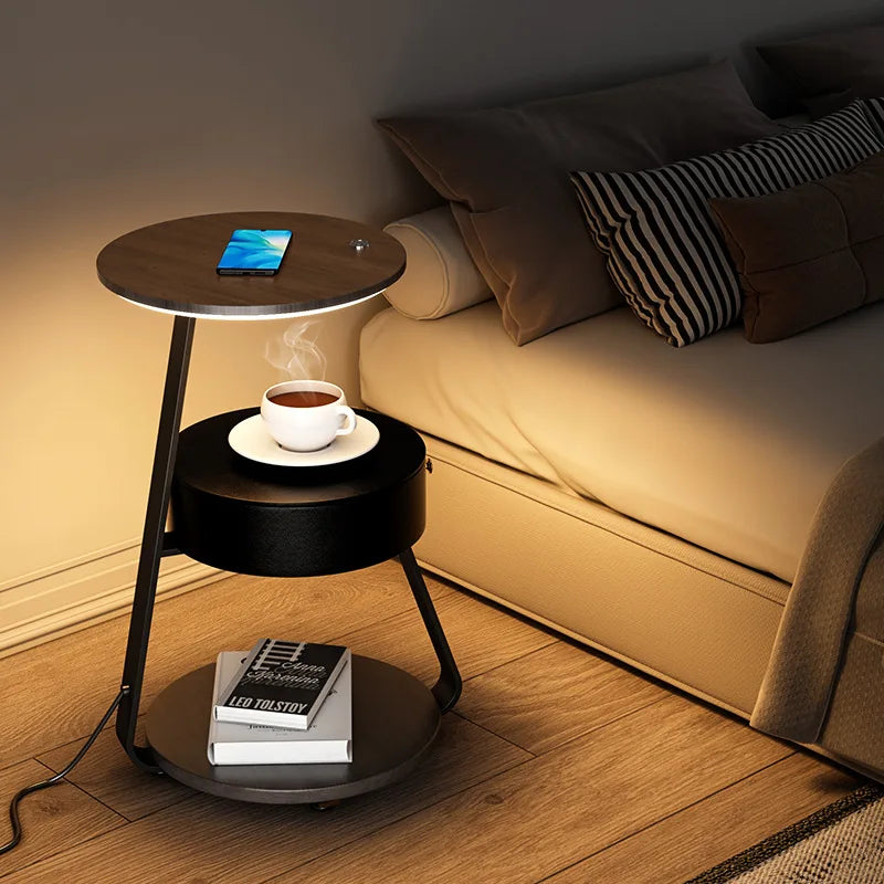 LED-Illuminated Wireless Charging Table