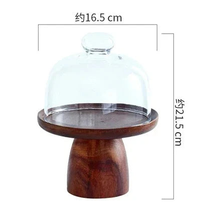 Acacia Wood Stand - Elegant, Durable Display for Home or Office