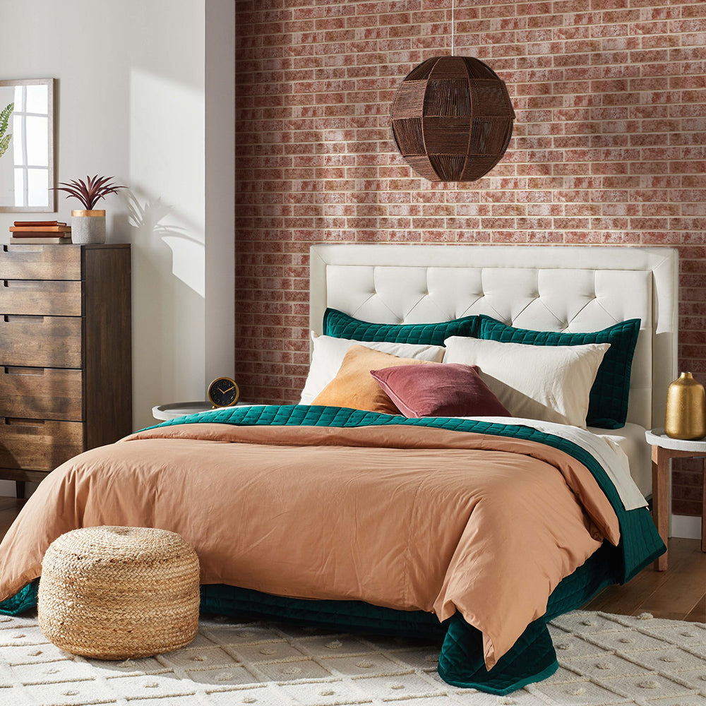 Realistic Faux Brick Wall Panel