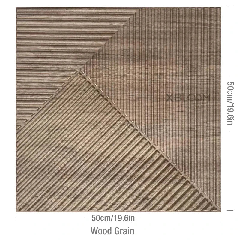 3D Wood Wall Panels – 4-Piece Set for a Striking Textured Accent Wall